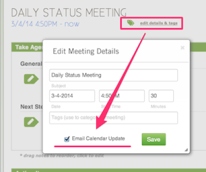 resend updated invite Less Meeting Update Invite