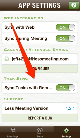 Announcing Reminders Integration for iPad/iPhone - Less Meeting